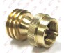 BBQ Grill Conversion Brass Adapter For Saver 1lb Propane Bottle Tank Refill